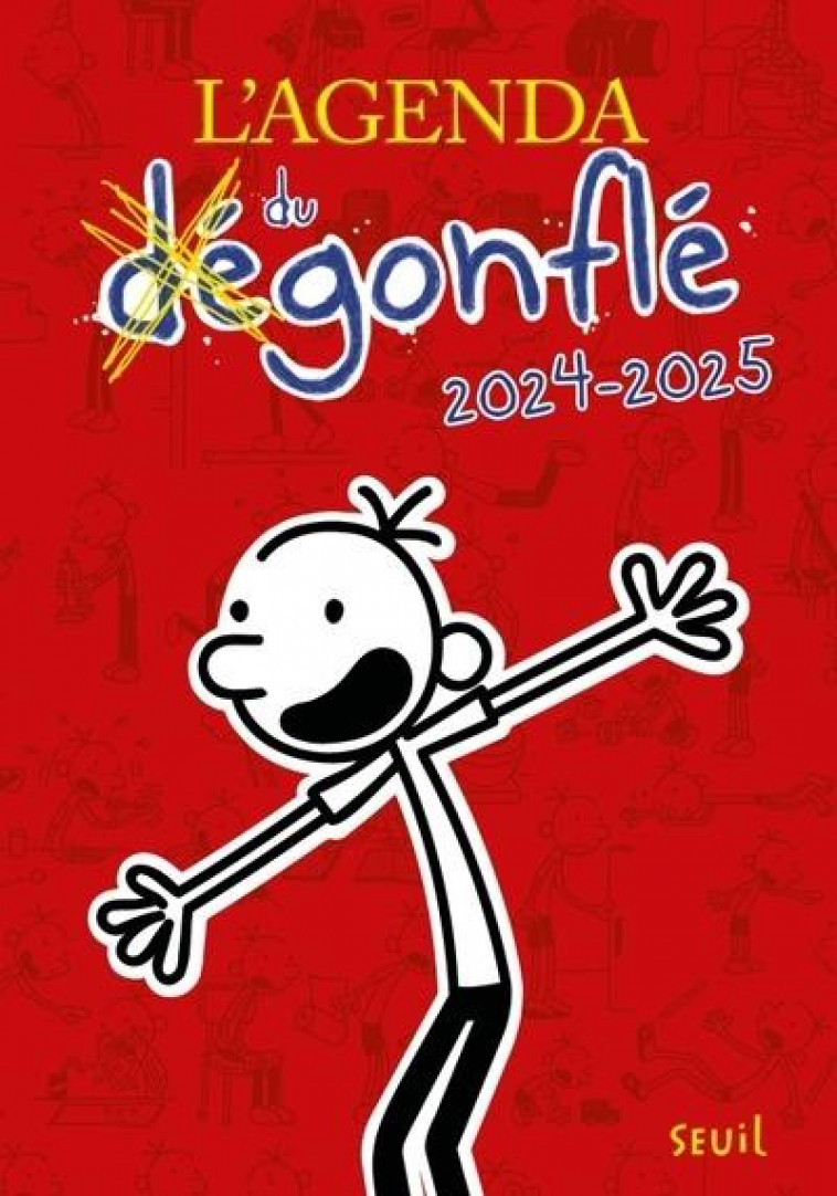 L'AGENDA DU DEGONFLE 2024-2025 - KINNEY JEFF - NC