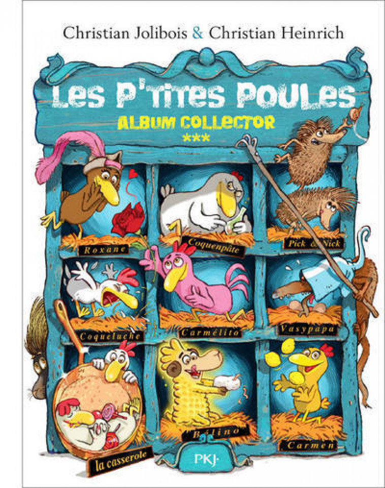 Les P'tites Poules - Album collector (tomes 9 à 12) - Jolibois Christian, Heinrich Christian - POCKET JEUNESSE