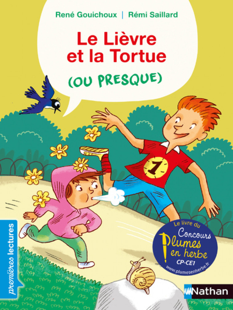 Le Lièvre et la Tortue (ou presque) - René Gouichoux, Rémi Saillard - NATHAN