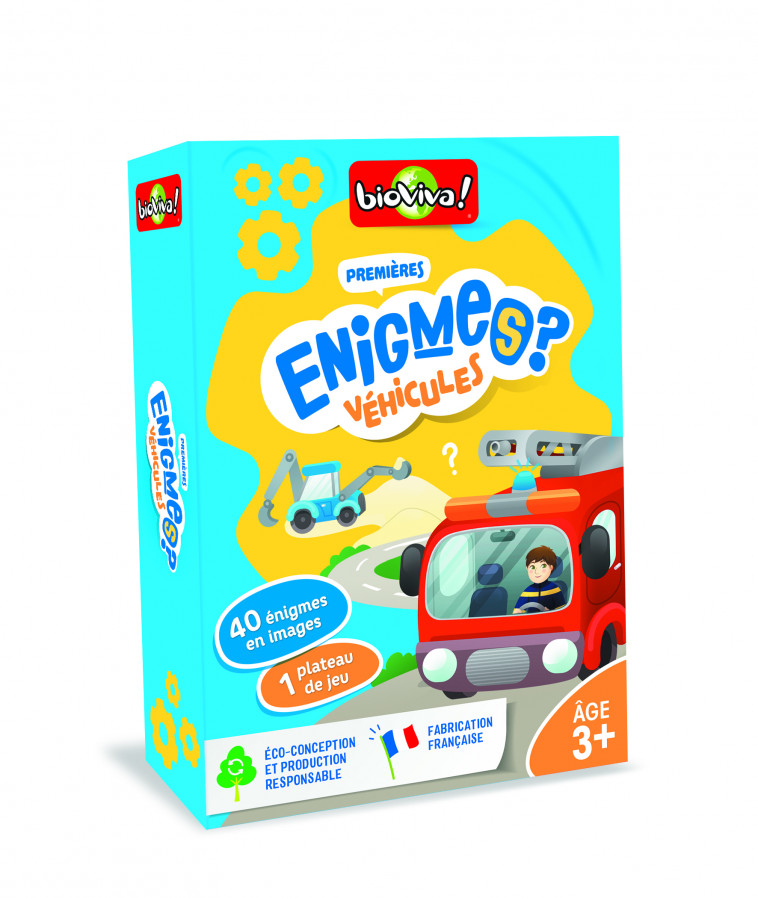 MES PREMIERES ENIGMES - VEHICULES -  BIOVIVA - BIOVIVA