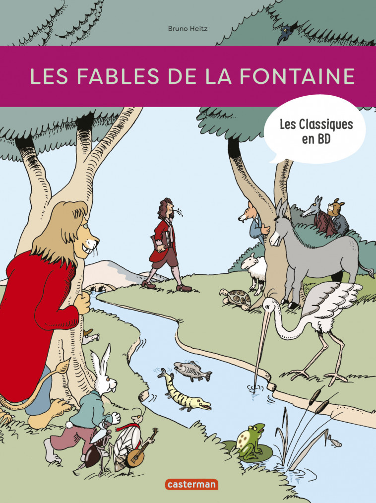 Les Classiques en BD - Les Fables de La Fontaine - Bruno Heitz - CASTERMAN