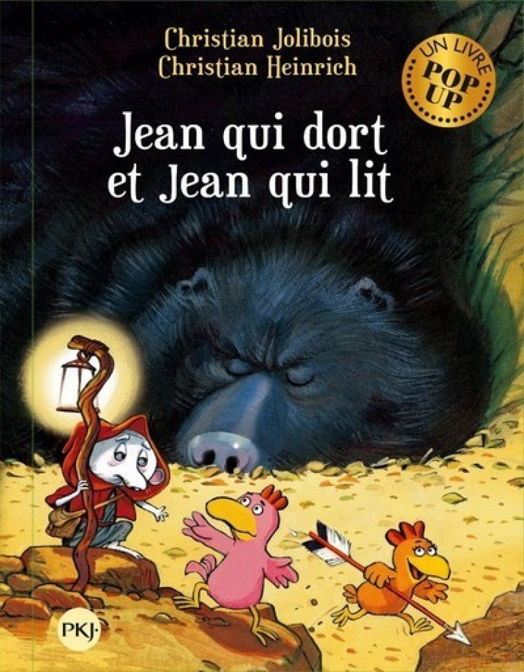 Les P'tites poules Pop-up - Jean qui dort et Jean qui lit - tome 7 - Christian Jolibois, Christian Heinrich - POCKET JEUNESSE
