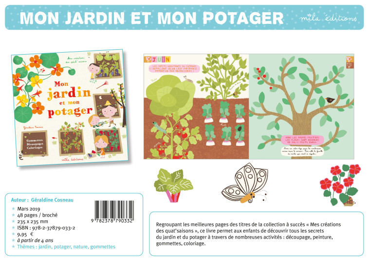 Mon jardin et mon potager - Géraldine Cosneau - MILA