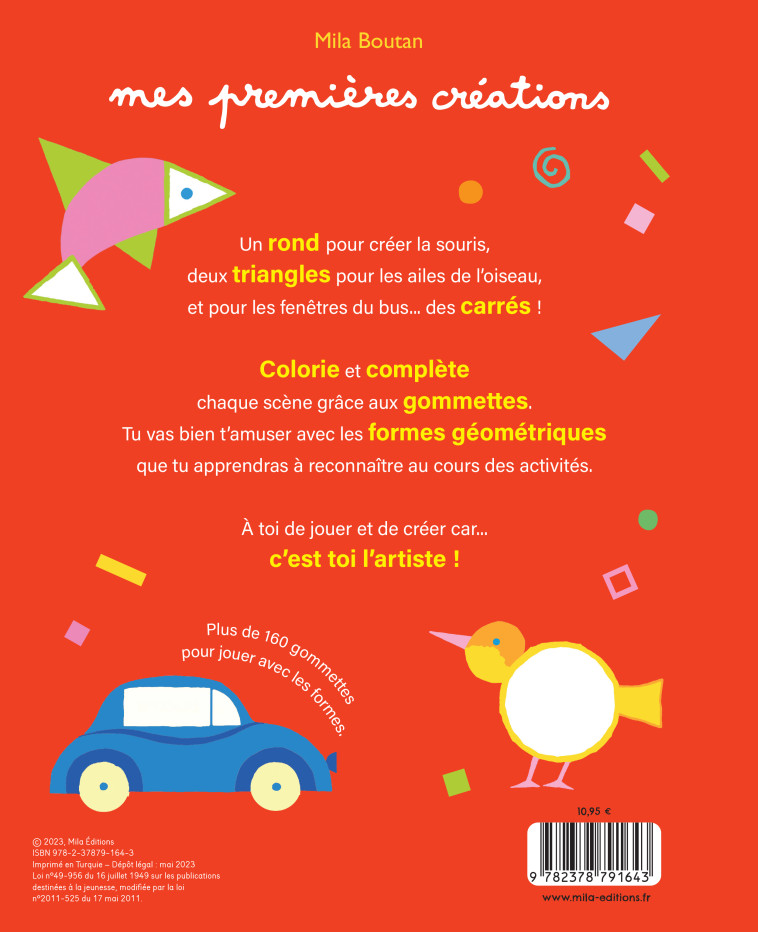 Mes premières créations - Mila Boutan - MILA