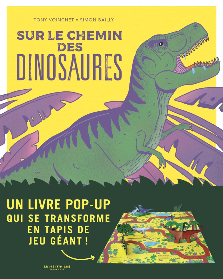 Sur le chemin des dinosaures - Tony Voinchet - MARTINIERE J