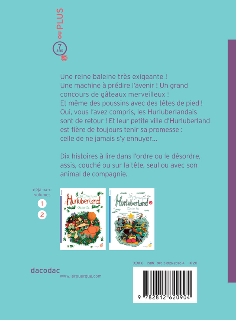 Les chroniques d'Hurluberland 3 - Olivier Ka - ROUERGUE