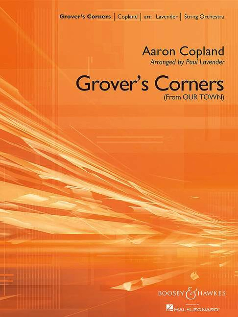 Grover's Corners -  AARON COPLAND - BOOSEY