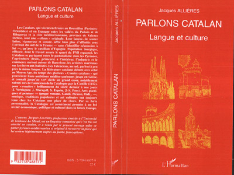 PARLONS CATALAN - Jacques Allières - L'HARMATTAN