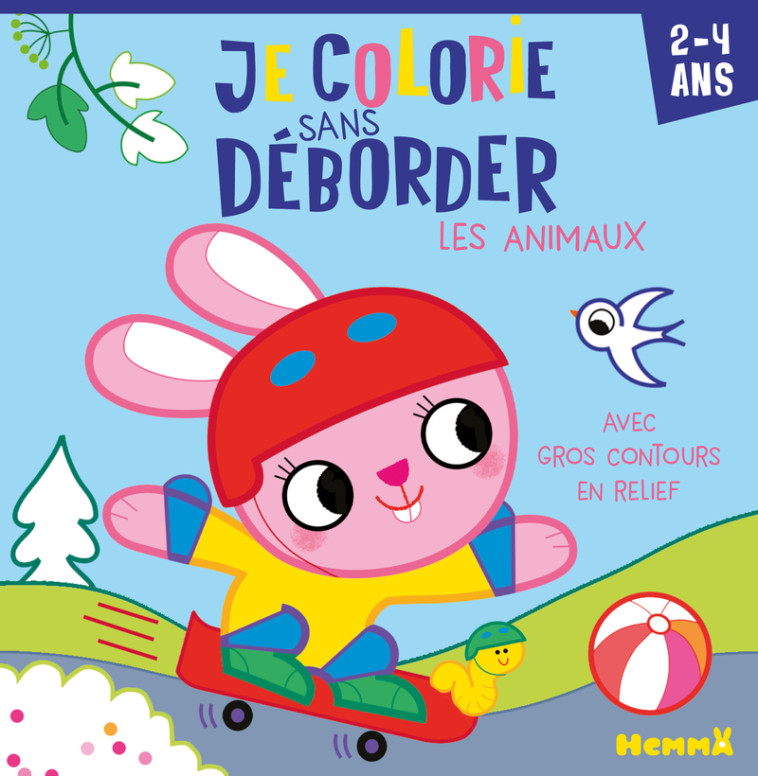 Je colorie sans déborder (2-4 ans) - Les animaux - Avec gros contours en relief - Chiara Bordoni, Chiara Bordoni - HEMMA