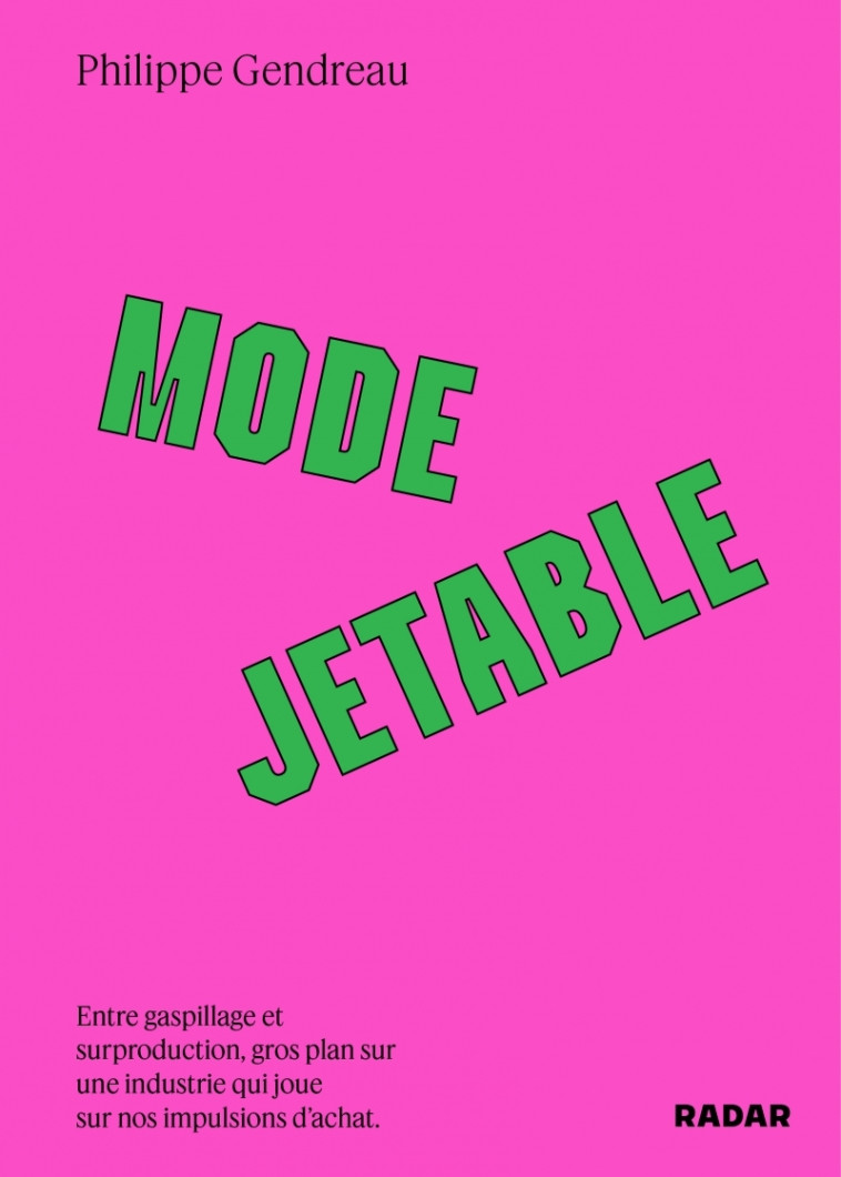 Mode jetable - Philippe GENDREAU - ECOSOCIETE