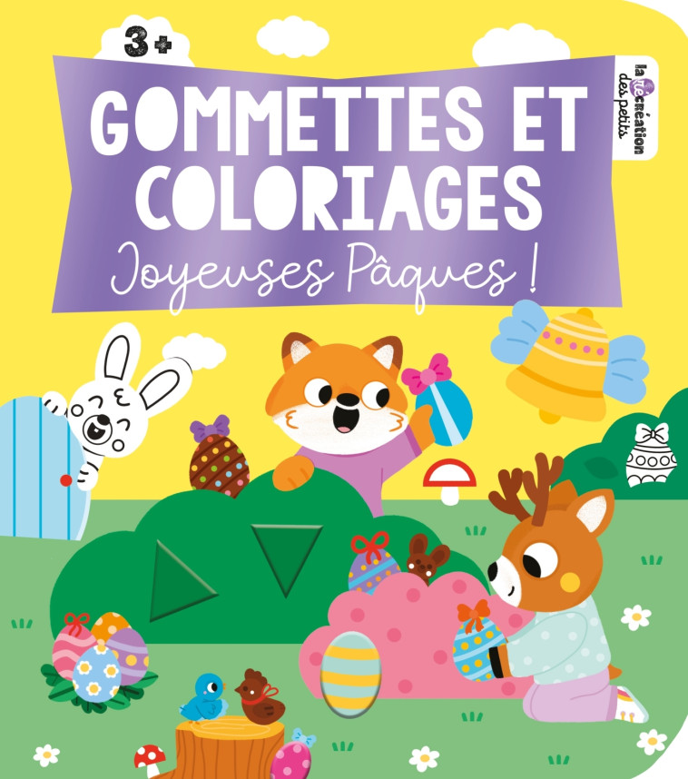 Gommettes et coloriages Joyeuses Pâques ! - Vanessa Vautier, Vanessa Vautier - DEUX COQS D OR