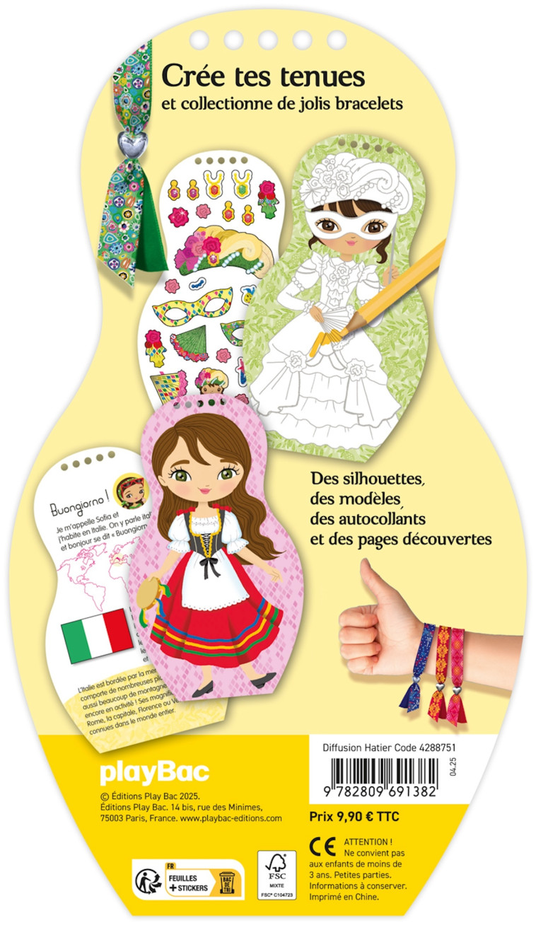 Minimiki - Carnet créatif - Sofia en Italie nouvelle édition - 2025 - Julie Camel - PLAY BAC