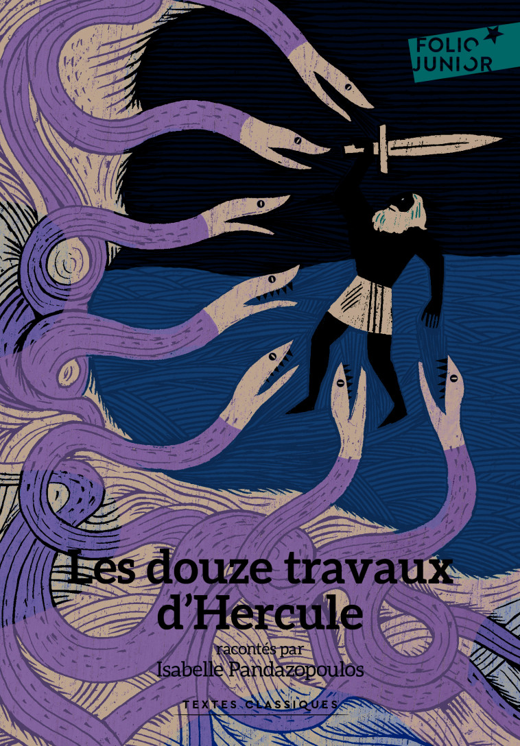 Les douze travaux d'Hercule - Isabelle Pandazopoulos, Rémi Saillard, Isabelle Pandazopoulos, Rémi Saillard - GALLIMARD JEUNE