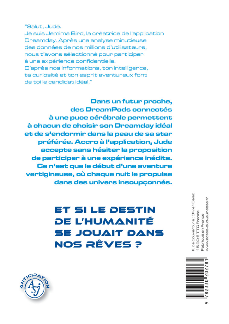 Dreamday - Elizabeth Uttara - ACTES SUD