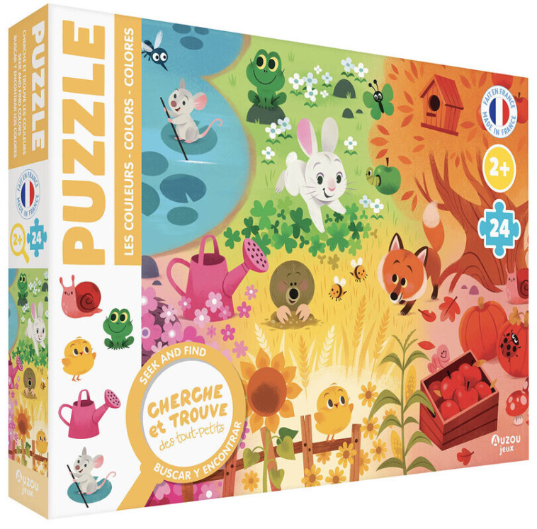 Puzzle cherche et trouve des tout-petits - les couleurs - FEHRL KATHRIN - AUZOU