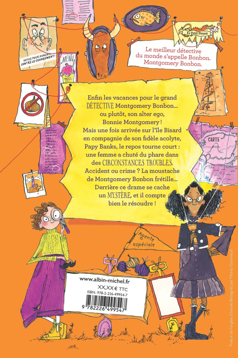 Montgomery Bonbon - tome 2 - Les Mystères du phare - Alasdair Beckett-King, Claire Powell, Mickey Gaboriaud - ALBIN MICHEL