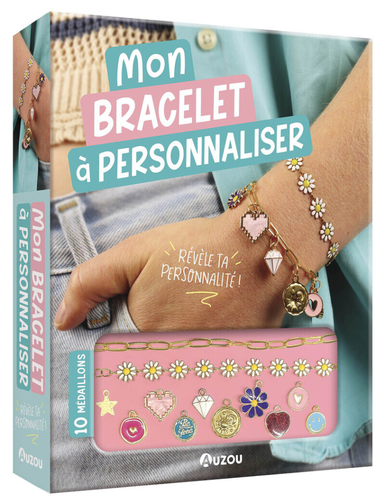 Mon bracelet à personnaliser - Révèle ta personnalité ! - Ellie Hyde - AUZOU