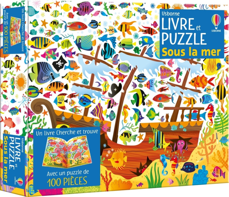 Sous la mer - Coffret livre et puzzle - dès 5 ans - Kirsteen Robson, Gareth Lucas - USBORNE